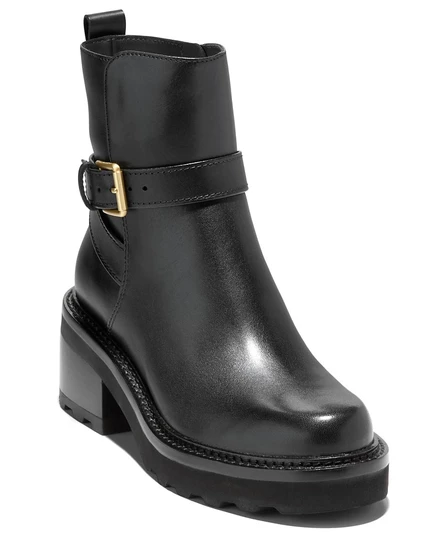 Женские ботильоны Cole Haan Solene кожаные, черные