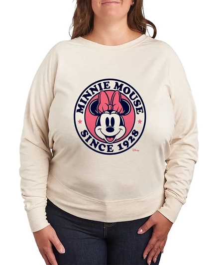 Женский пуловер Hybrid Apparel Disney Minnie Mouse плюс-сайз, бежевый