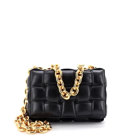 Женская сумка через плечо Bottega Veneta Cassette, черная