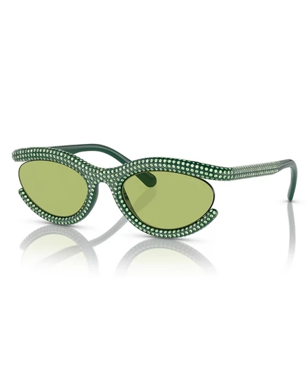 Женские солнцезащитные очки Swarovski SK6006, зеленые