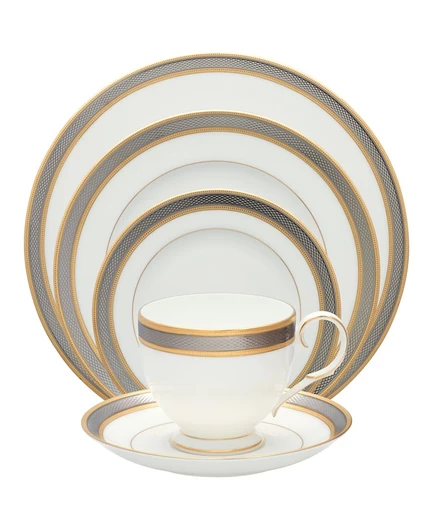 Столовый набор Noritake Brilliance 5 пр., золото и платина
