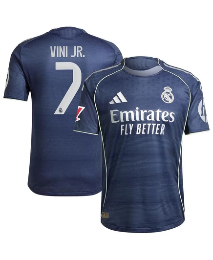 Мужская игровая футболка Adidas Real Madrid Vini Jr. 2025/26, синяя