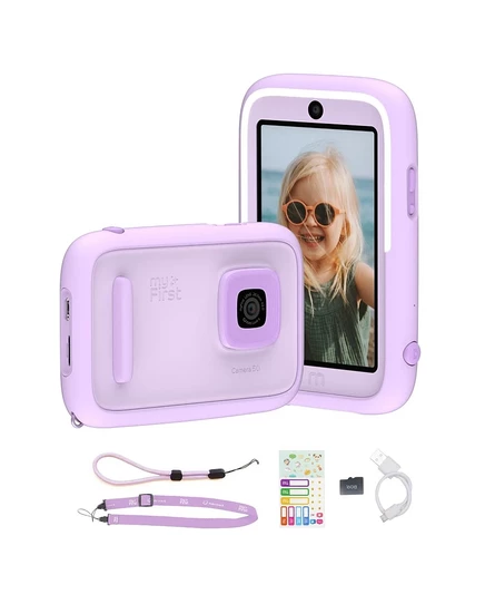 Камера для детей MyFirst Camera 50 с AI-редактором, фиолетовая