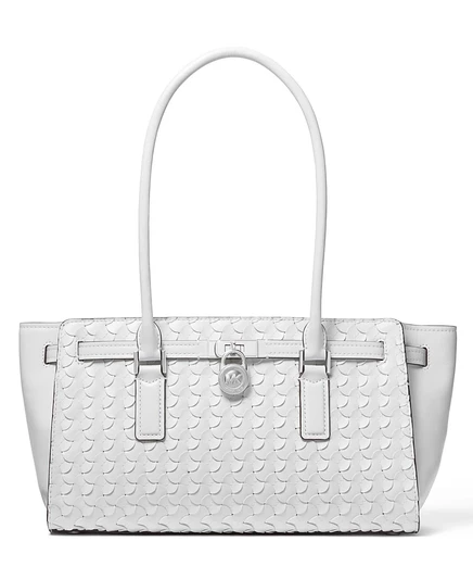 Женская сумка Michael Kors Hamilton Moderne East West на плечо, белая