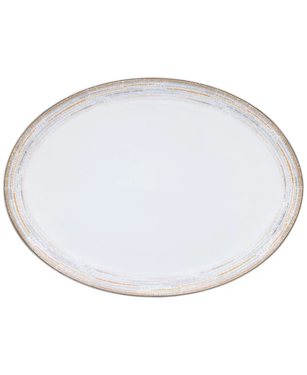 Овальное сервировочное блюдо Noritake Raylan 36 см, белое