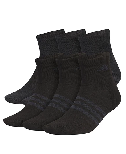 мужские носки adidas Superlite 3.0 Quarter, черные, 6 штук в упаковке