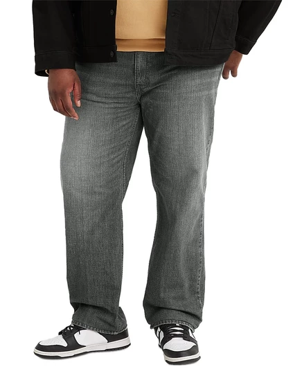 Мужские джинсы Levi's Big & Tall 559 свободного кроя прямого кроя черного цвета