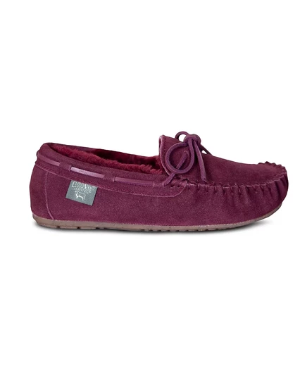  Женские мокасины  burgundy