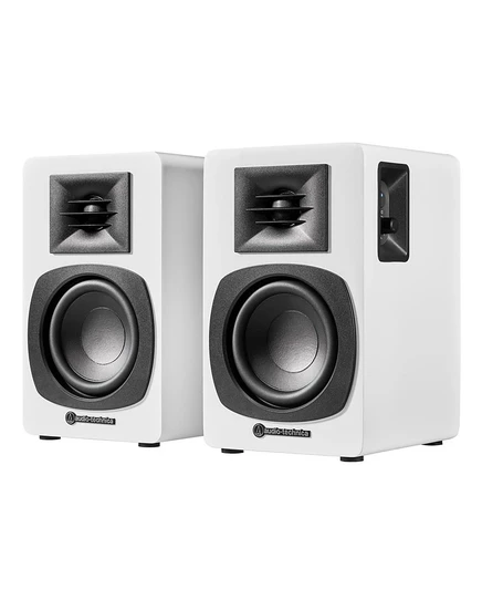 Активные полочные колонки Audio-Technica AT-SP3X с Bluetooth, белые