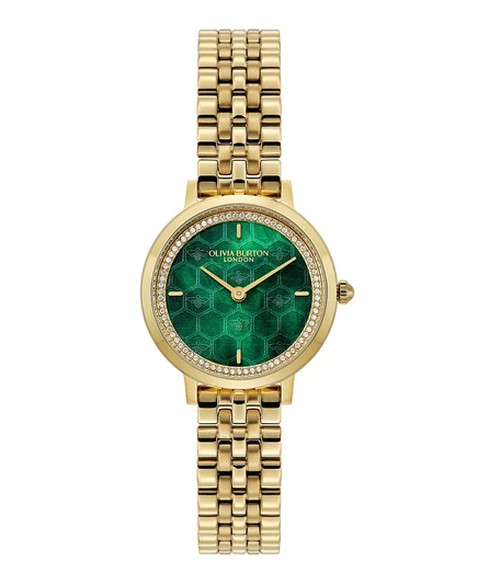 Женские часы Olivia Burton Honeycomb 28 мм, золотистые