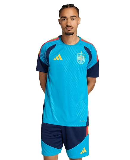 Мужская тренировочная футболка Adidas Spain Tiro, синяя