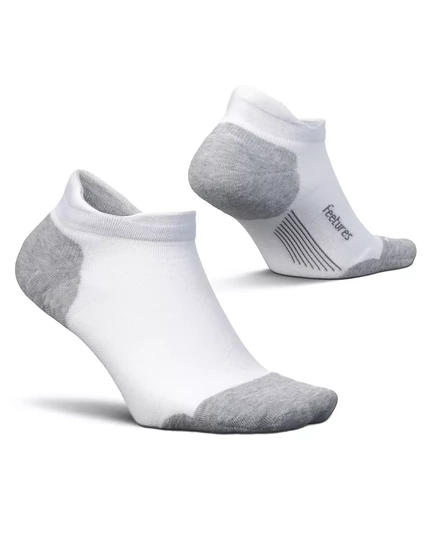  Мужские носки Elite Max Cushion No Show Tab на щиколотке - Спортивные носки с целенаправленной компрессией - Новые белые, M (1 пара) white