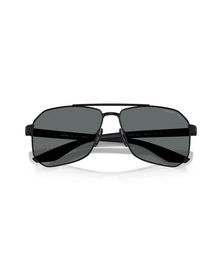 Мужские поляризованные солнцезащитные очки Prada Linea Rossa, PS A53S rubber black