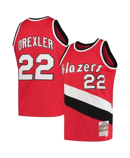 Мужская майка Mitchell & Ness Clyde Drexler 1983–84, красная