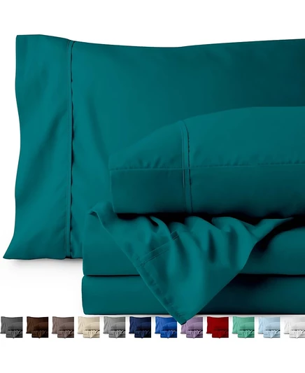 Комплект постельного белья Bare Home Ultra-Soft односпальный, зеленый