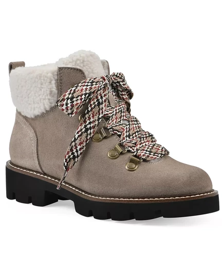  Женские туристические пинетки в перчатках на шнуровке taupe suede