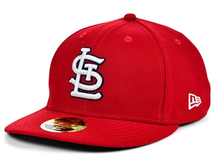 Мужская кепка New Era St. Louis Cardinals 59FIFTY низкопрофильная, красная