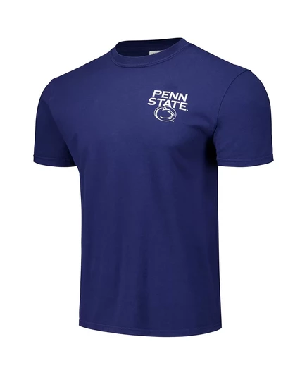 Футболка Image One для мужчин и женщин в темно-синем цвете Penn State Nittany Lions Hyper Local Wrestling Rec Hall navy