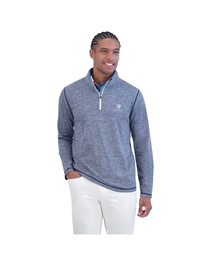 Мужской свитшот Ben Sherman Seamless Knit на молнии 1/4, синий