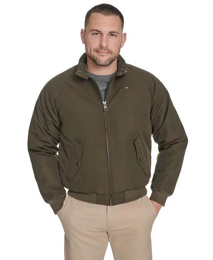 Мужской бомбер Tommy Hilfiger New Modern, зеленый