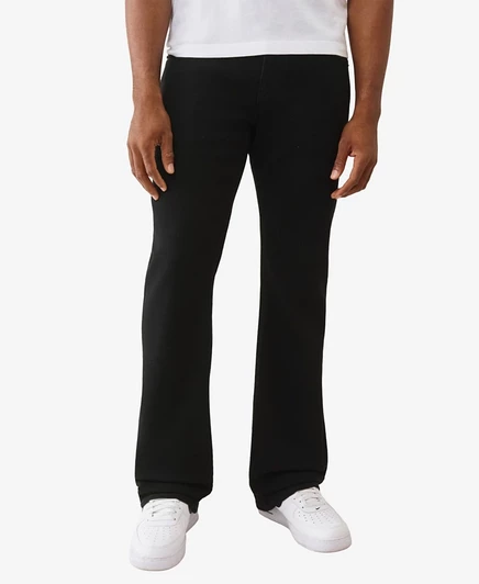 Мужские джинсы True Religion bootcut с клапаном, черные