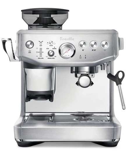 Кофемашина эспрессо Breville Barista Express Impress, серебристая
