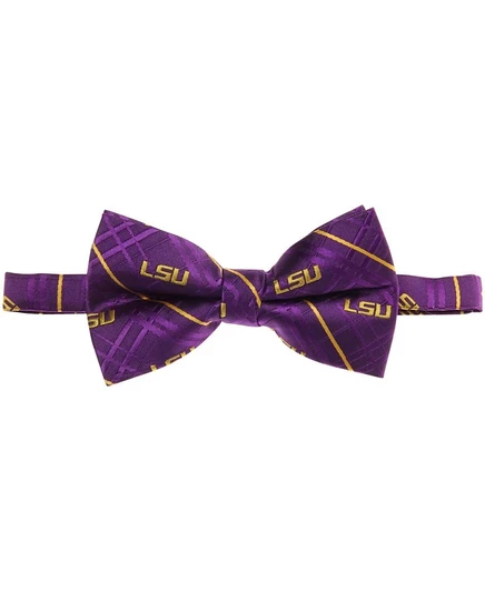 Мужской галстук-бабочка Eagles Wings LSU Tigers Oxford, фиолетовый