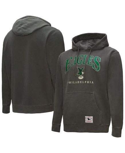 Толстовка-пуловер Mitchell & Ness Mitchell & Ness Gray Philadelphia Eagles Slot gray