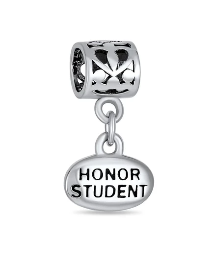 Шарм Bling Jewelry Graduate, серебро .925, серебристый