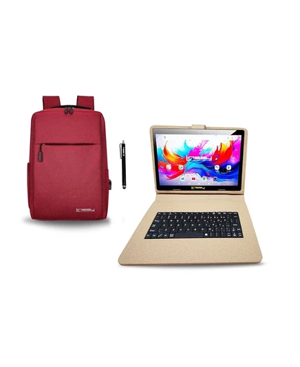 Планшет LINSAY 10.1″ Android 15, 256 ГБ, бежевый