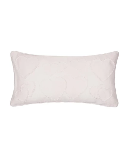 Декоративная подушка C & F Home Heart Pattern 30×60 см, белая