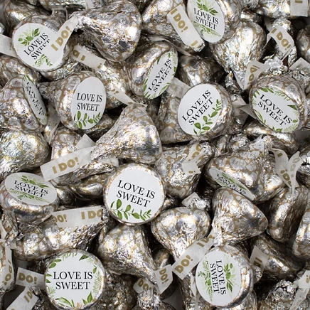 Конфеты Just Candy Hershey's Kisses, 75 шт, молочный шоколад