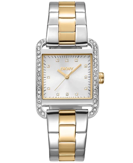 Женские часы DKNY City Glitz, серебристо-золотистые