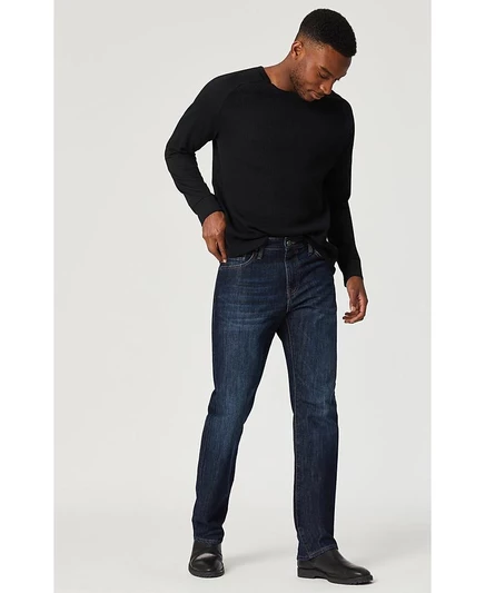 Мужская матовая модель Mavi Jeans с расслабленными прямыми штанинами темно-синего цвета Stanford Jeans