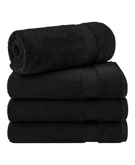 Полотенца American Soft Linen Bekos, 4 шт., черные