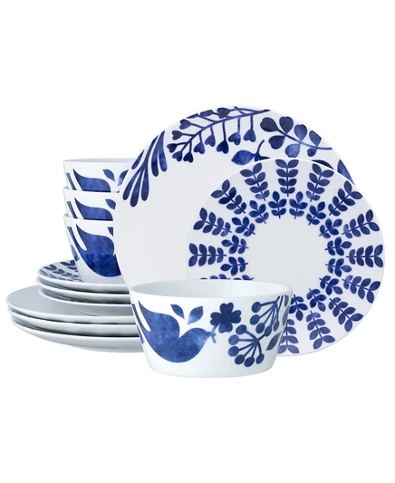 Сервиз Noritake Sandefjord 12 пр. на 4 перс., мультиколор