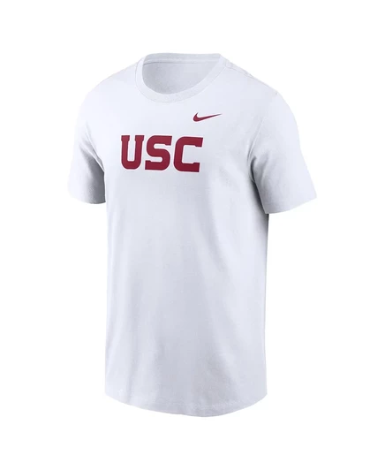 Мужская белая футболка Nike с надписью USC Trojans Prime Time Evergreen Wordmark от Nike white