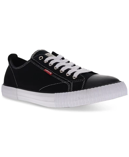 Мужские кеды Levi's Anikin, парусиновые, черные