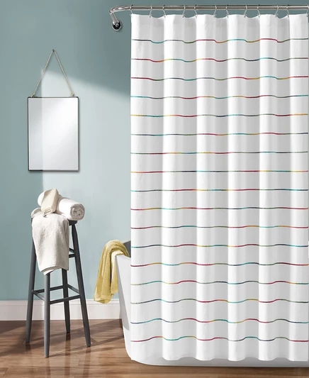 Штора для душа Lush Decor Ombre, 183×183 см, разноцветная