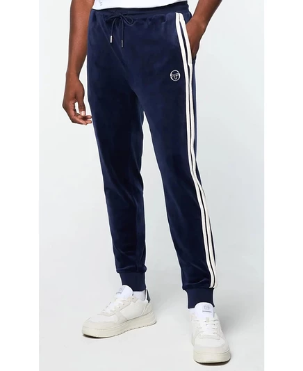 Мужские спортивные брюки Sergio Tacchini Damarindo, велюровые, синие