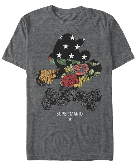Мужская футболка Fifth Sun Super Mario, серая