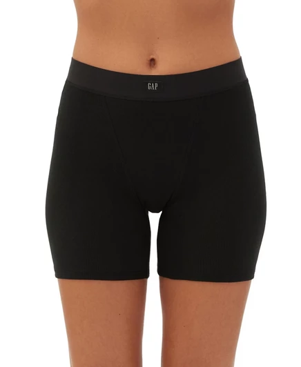Шорты Gap GapBody с завышенной талией GPW01070 черные