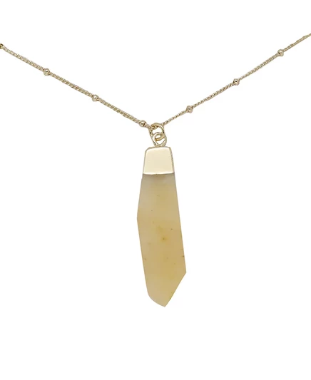Ожерелье с подвеской из заряженного камня citrine