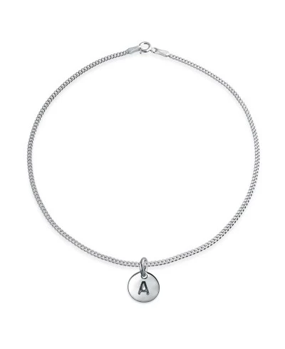 Браслет на ногу для девочек Bling Jewelry, P, серебро 925