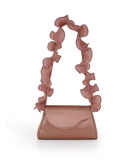 Женский клатч Jewel Badgley Mischka Sophia Ruffle Me, розовый