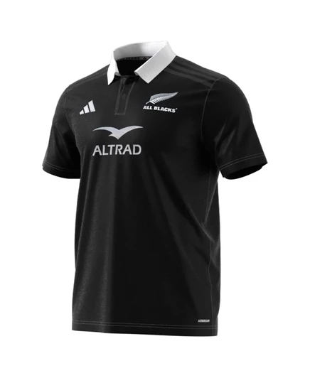 Мужское поло Adidas New Zealand Rugby AEROREADY, черное