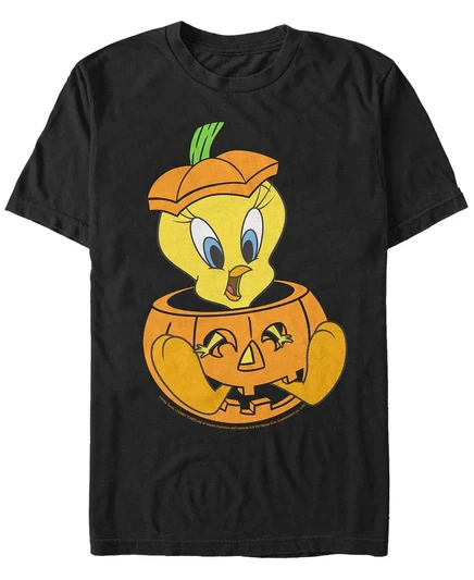 Мужская футболка с коротким рукавом Fifth Sun Looney Tunes Tweet Pumpkin black