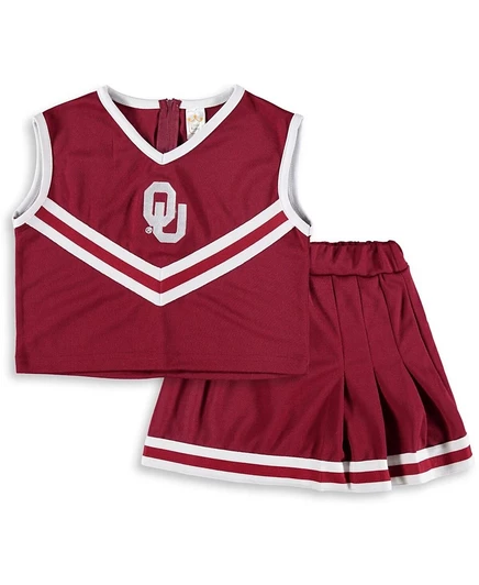Девочкам комплект Little King Apparel Oklahoma Sooners, красный