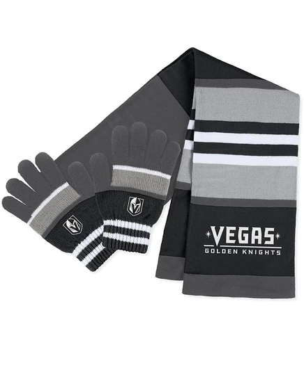 Женский набор шарф и перчатки Vegas Golden Knights, мульти
