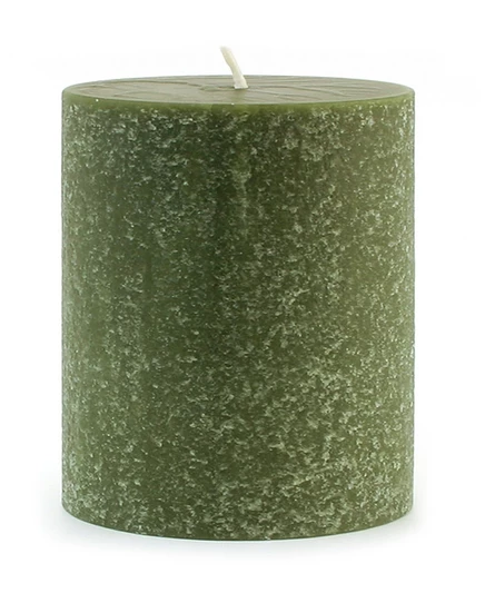 Свеча-столбик Root Candles Timberline, 10×10 см, зеленая